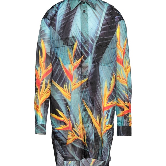 Dolce & Gabbana Blue and Orange Long Sleeve Tee
